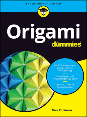 cover image of Origami für Dummies
